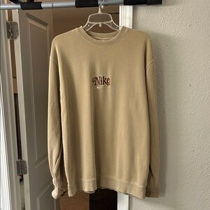 Independent Trading Co Nike Men's Beige Crewneck Sweater